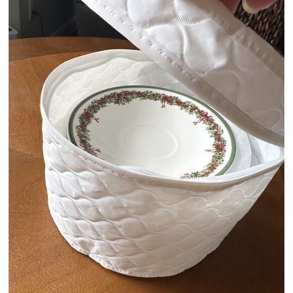 4 Christopher Radko Holiday Celebrations Saucer Plates Christmas Tree- GIFT SALE - Picture 13 of 16